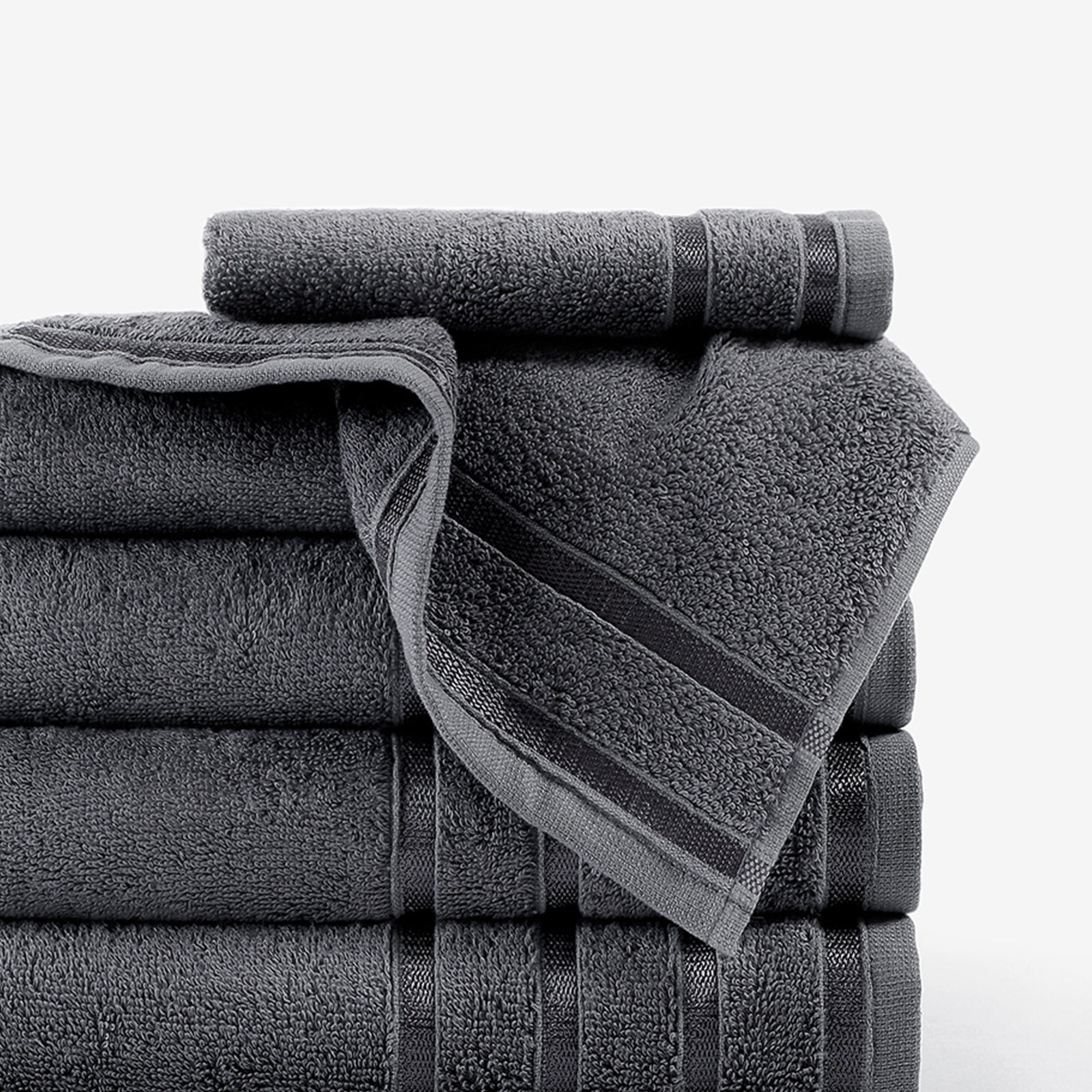 Bambusový ručník/osuška Bamboo Lux - tmavě šedý