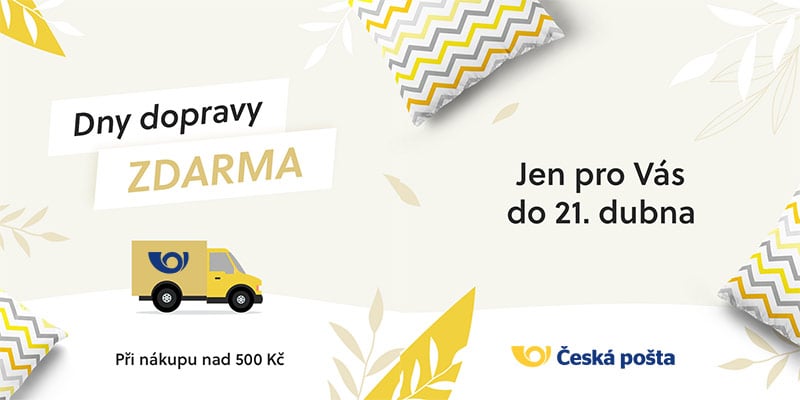Dny dopravy zdarma s Českou poštou