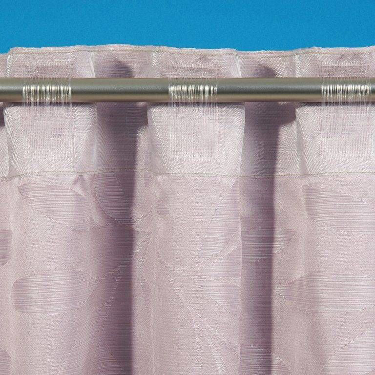 Řasící stuha na garnýžovou tyčku - transparentní 10 cm - č. 095
