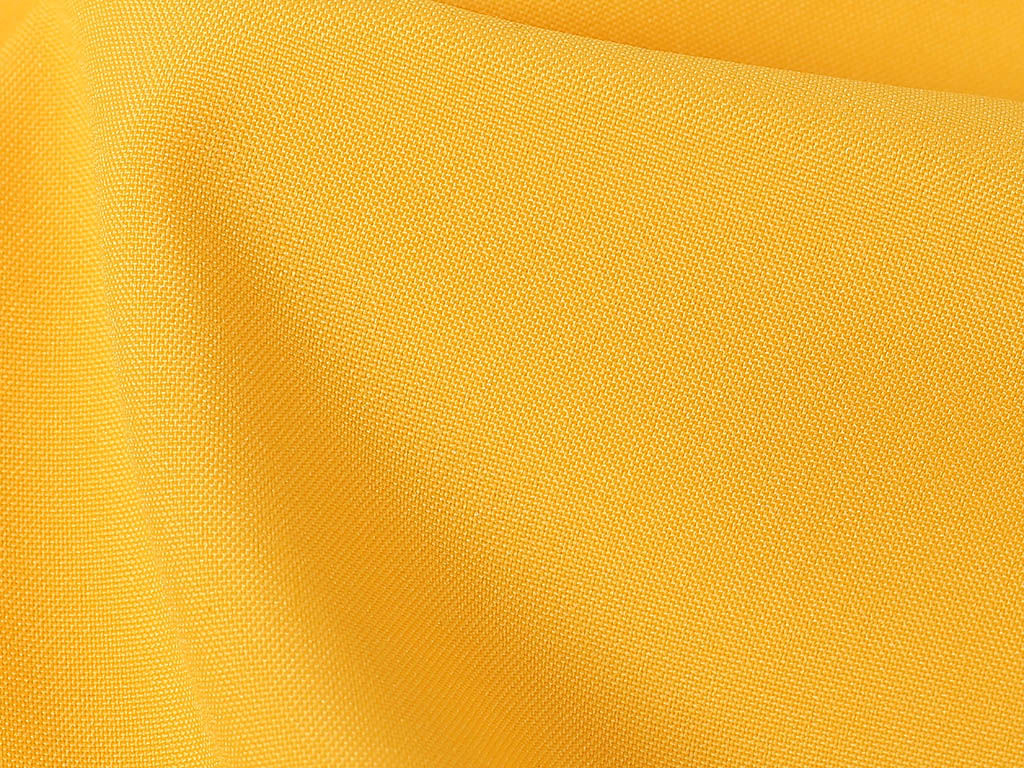 Dekorační jednobarevná látka Rongo - žlutá