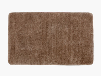 Koupelnová předložka / kobereček s vyšším chlupem - kávová 60x100 cm