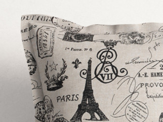 Bavlněný povlak na polštář KANAFAS - vzor Paris