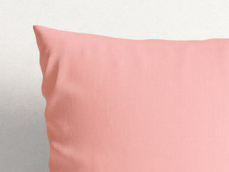 Bavlněný povlak na polštář - pastelově růžový