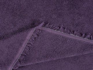 Froté tmavě fialové oboustranné, metráž š. 150 cm