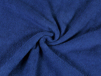 Froté královsky modré oboustranné, metráž š. 150 cm
