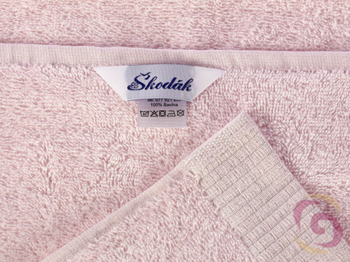 Froté ručník / osuška růžový - detail 2