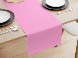 Běhoun na stůl 100% bavlněné plátno - růžový
