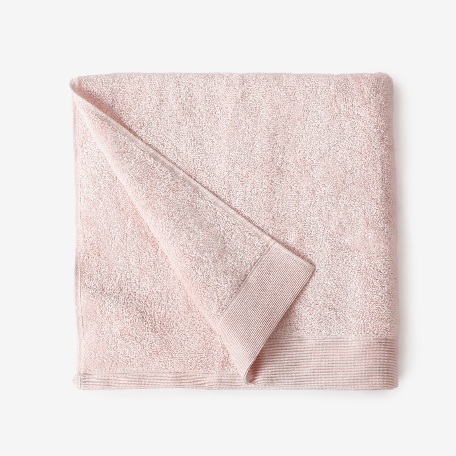 Modalový ručník/osuška s přírodním vláknem - pastelově růžový