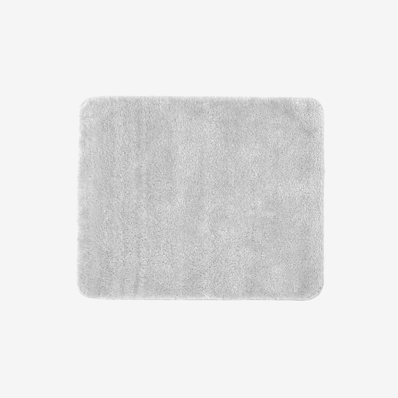 Koupelnová předložka / kobereček s vyšším chlupem 50x60 cm - světle šedá