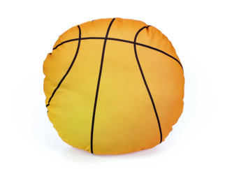 Dětský polštářek - vzor basketbalový míč