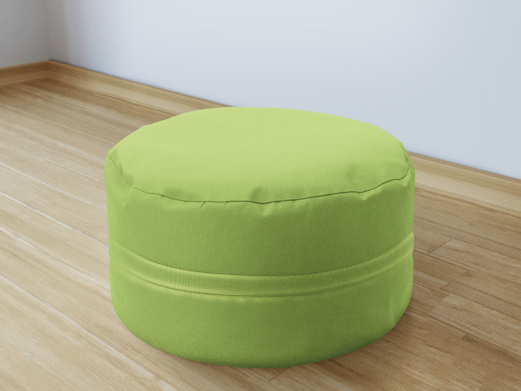 Bavlněný sedací bobek 50x20 cm - zelený