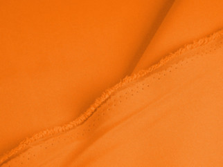 Dekorační jednobarevná látka Rongo oranžová - šířka 150cm