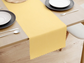 Teflonový běhoun na stůl - světle žlutý