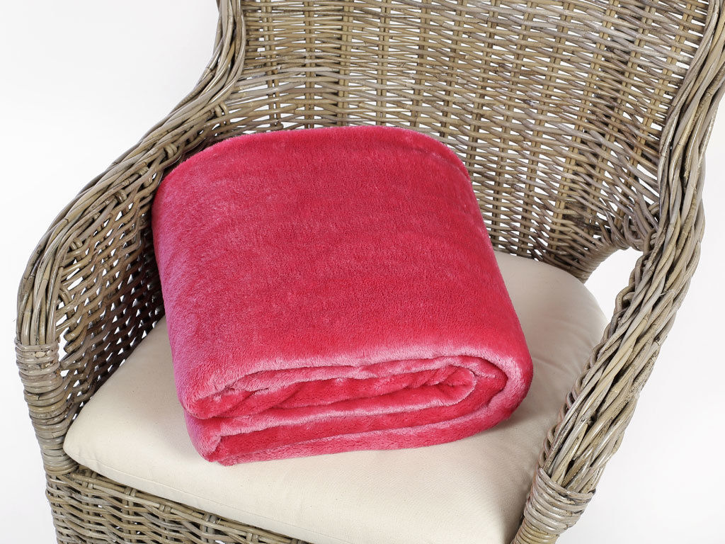Luxusní deka z mikrovlákna Deluxe - růžová