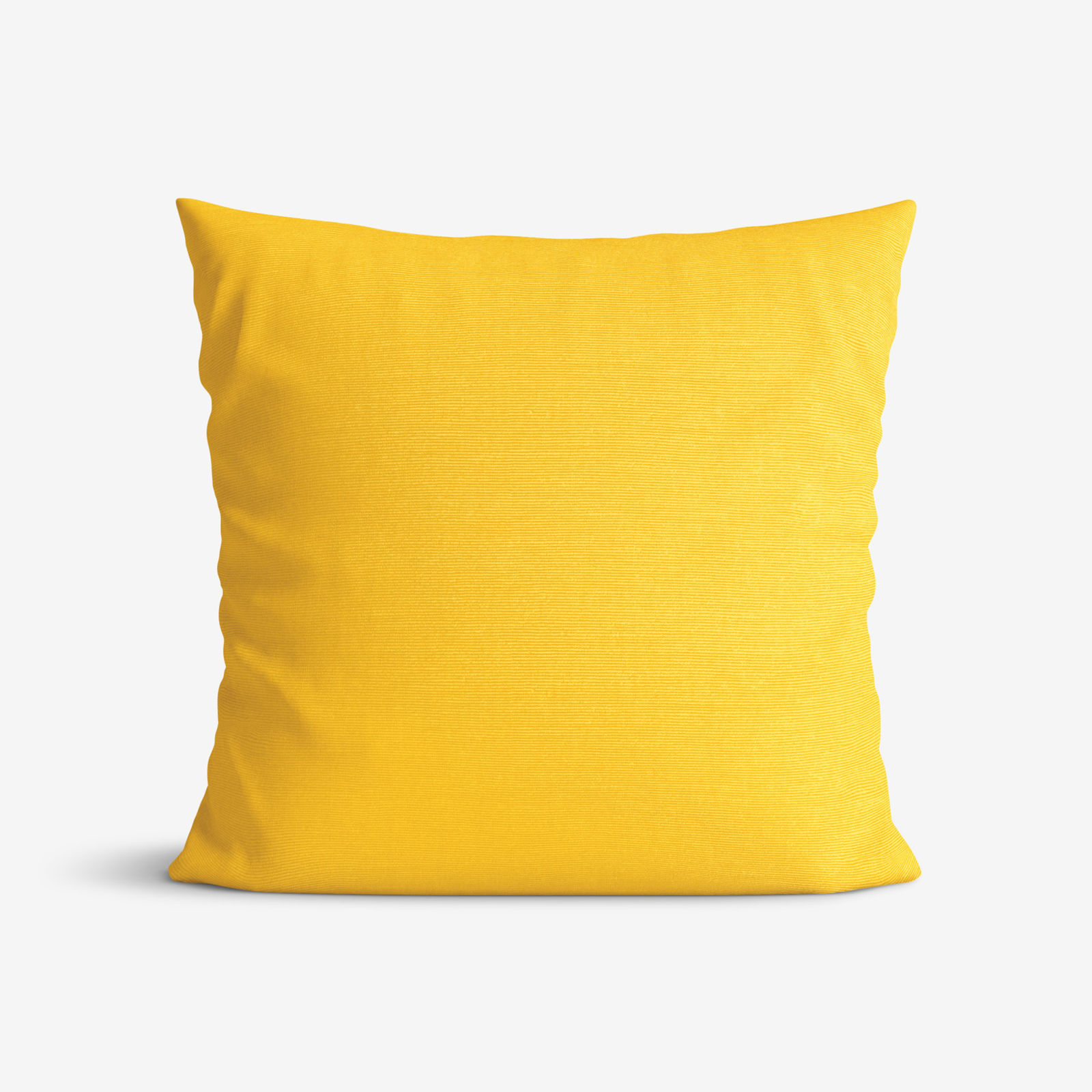 Dekorační povlak na polštář Loneta - sytě žlutý