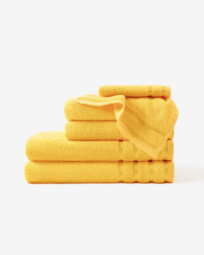 Bambusový ručník/osuška Bamboo Lux - žlutý