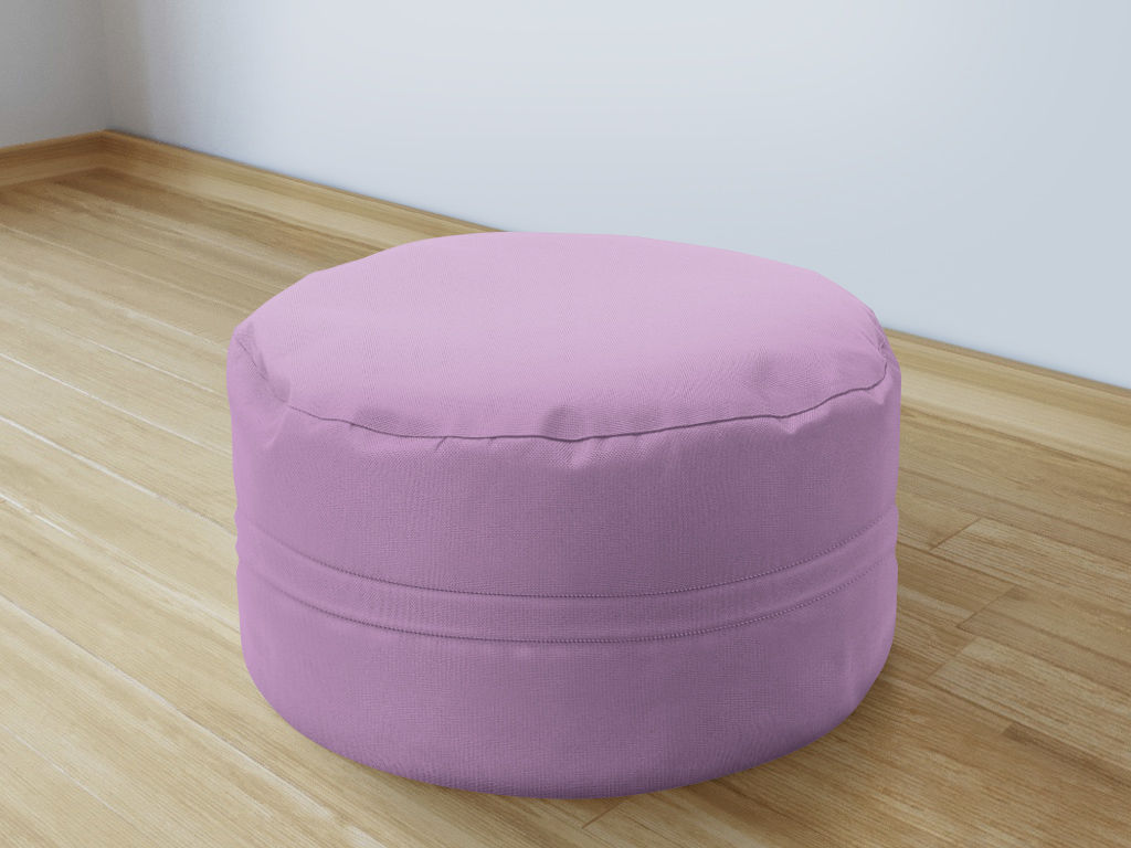 Bavlněný sedací bobek 50x20 cm - lila