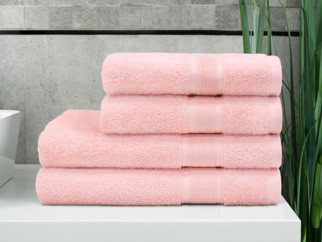 Froté ručník / osuška Lima - pastelově růžový