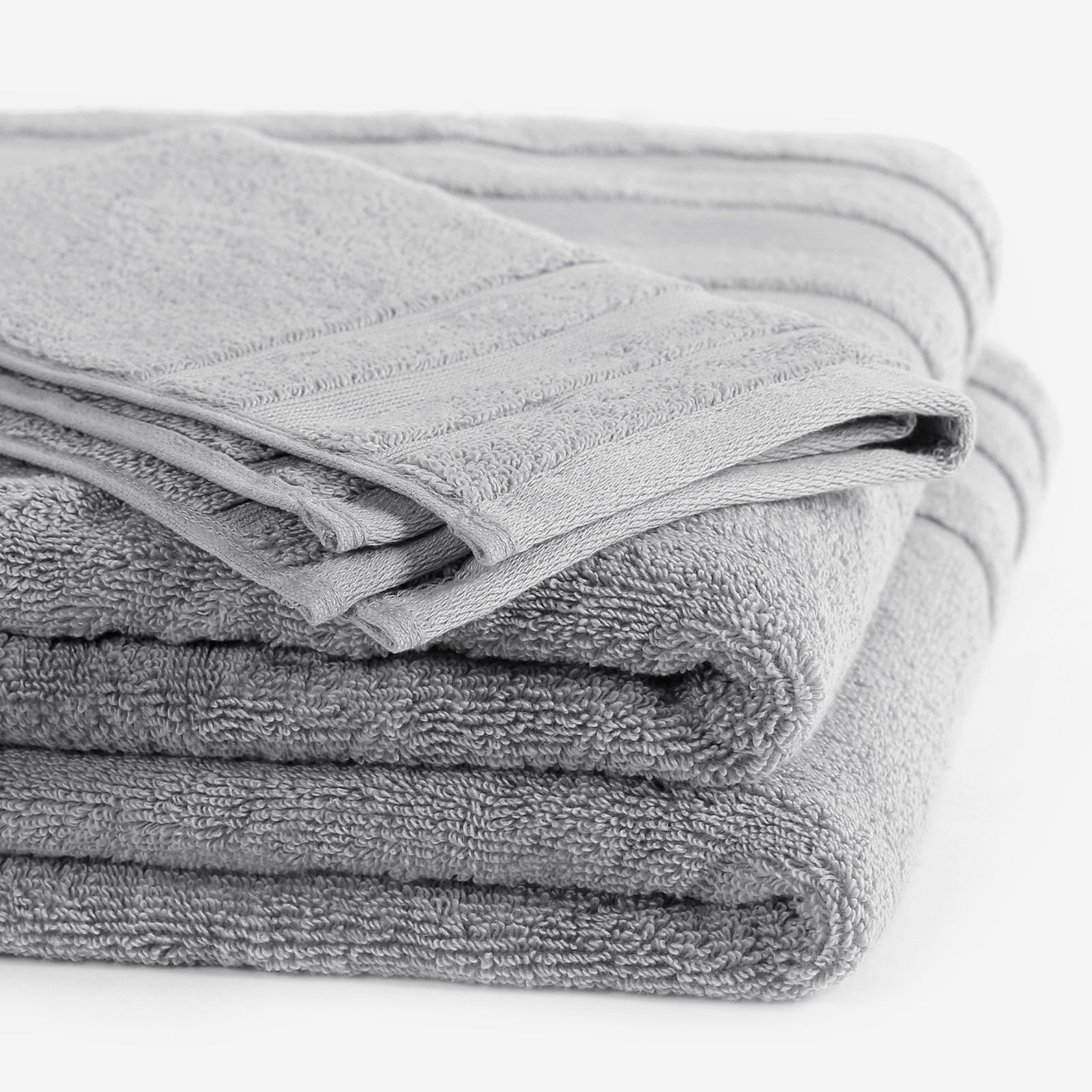 Hebký ručník z organické bavlny - šedý