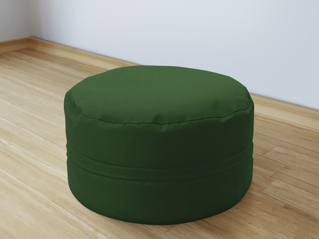 Bavlněný sedací bobek 50x20 cm - tmavě zelený starý