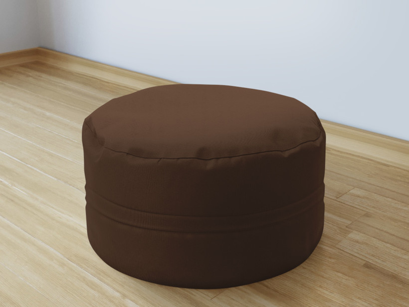 Bavlněný sedací bobek 50x20 cm - tmavě hnědý starý