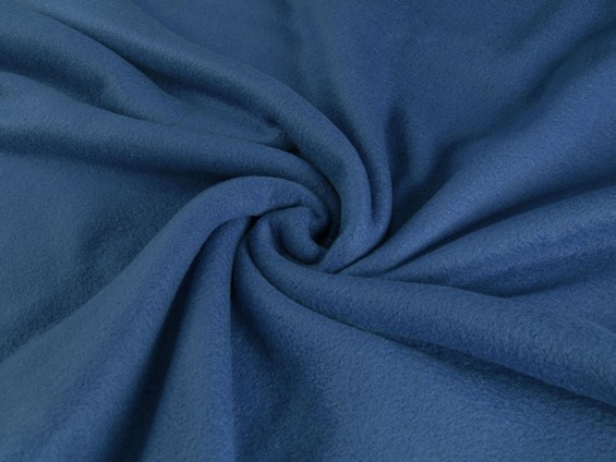 Polar fleece antipilling - metráž š. 150 cm - džínově modrý