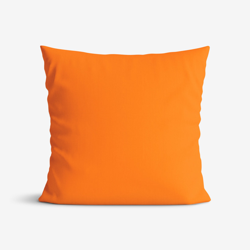Bavlněný povlak na polštář - oranžový
