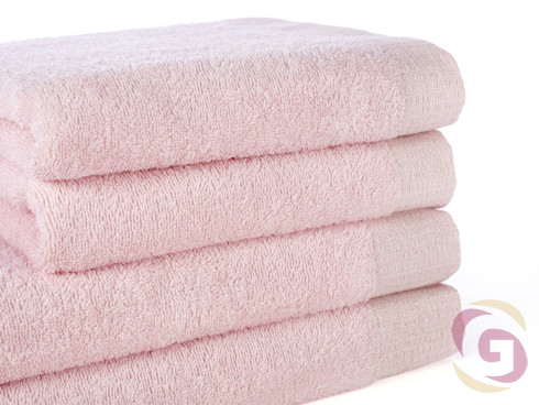 Froté ručník / osuška růžový - detail 1