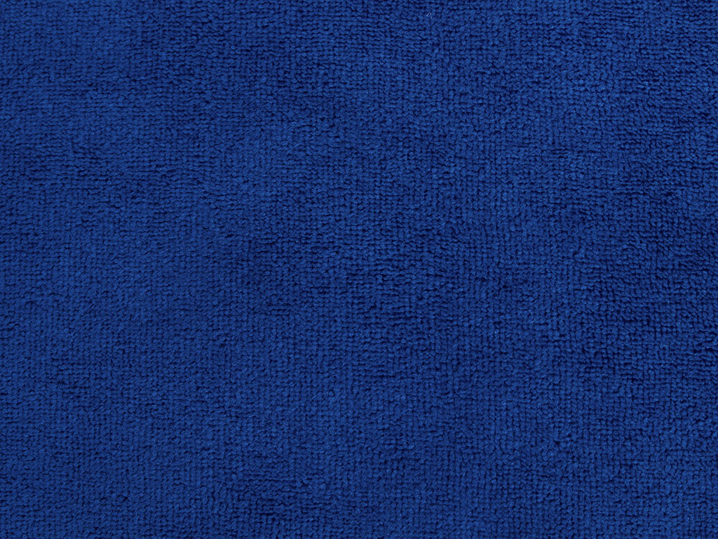Oboustranné froté Velur - královsky modré