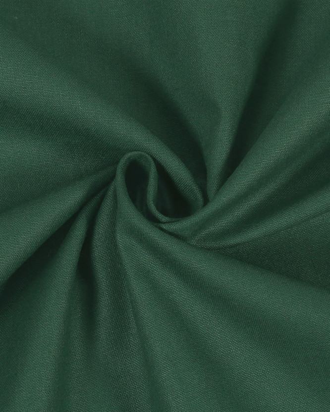 Bavlněná jednobarevná látka - plátno Suzy - tmavě zelená