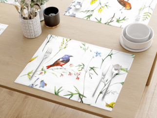 Prostírání na stůl 100% bavlněné plátno - život v přírodě - sada 2ks