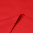Bavlněná jednobarevná látka - plátno SUZY - červená - šířka 140 cm