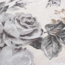 Dekorační závěs na míru Loneta - velké šedé růže