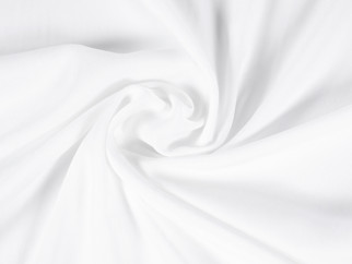 Dekorační látka Rongo Deluxe - bílá se saténovým leskem - šířka 140, 280 cm