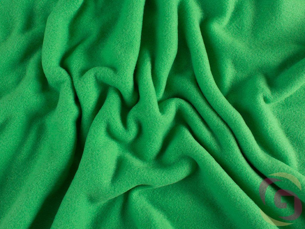 Polar fleece zelený - detail 1