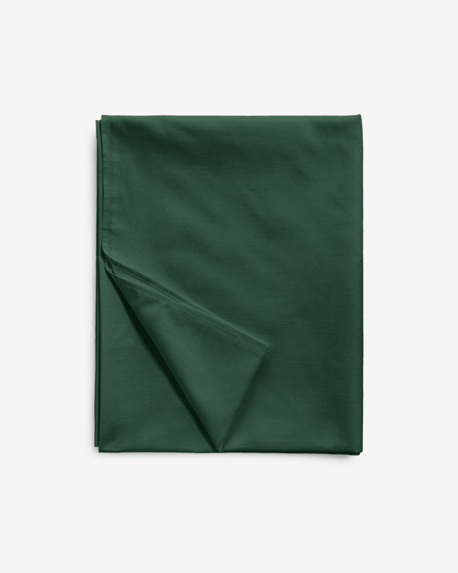 Bavlněné prostěradlo - tmavě zelené - plachta