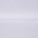 Luxusní teflonová látka na ubrusy - bílá s fialovým nádechem s velkými ornamenty - šířka 160 cm