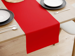 Běhoun na stůl 100% bavlněné plátno - červený