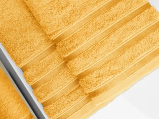 Bambusový ručník/osuška BAMBOO LUX - žlutý