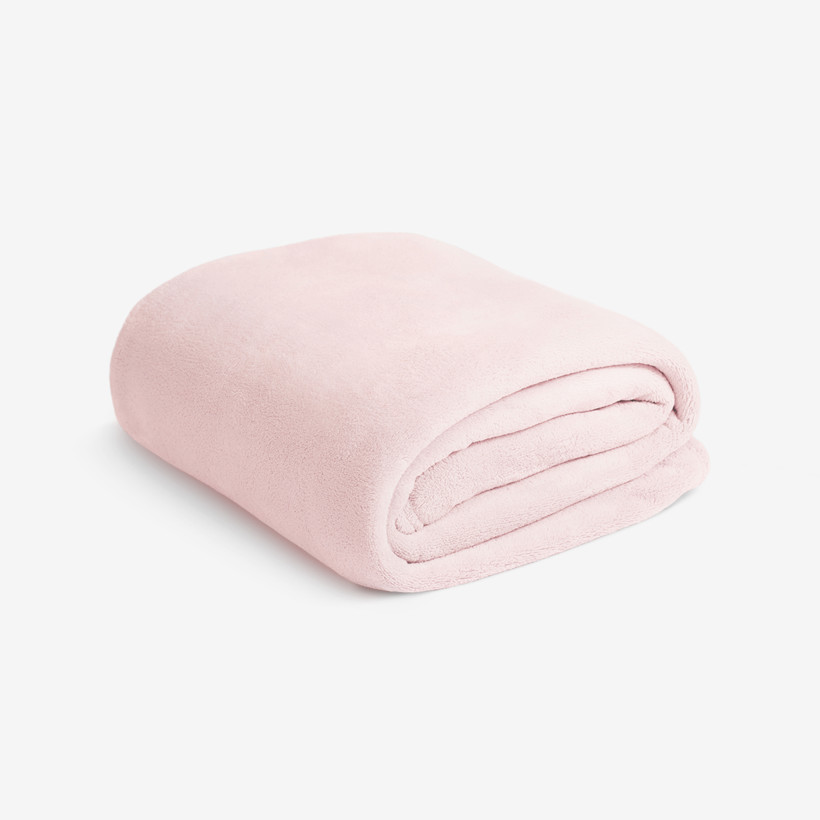 Kvalitní deka z mikrovlákna - světle růžová