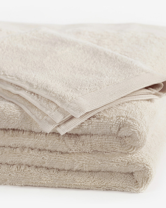 Modalový ručník/osuška s přírodním vláknem - režný