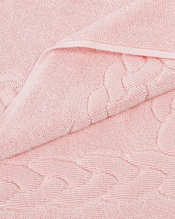 Koupelnová froté předložka „Ina” 50x70 cm - pastelově růžová
