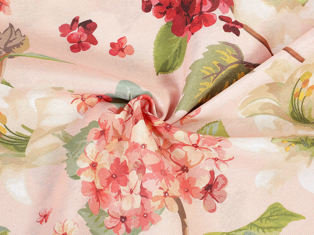 Dekorační látka Loneta - jarní květy