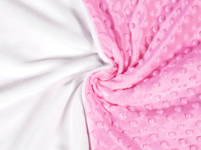 Dětská deka MINKY - sytě růžová - 75x100 cm
