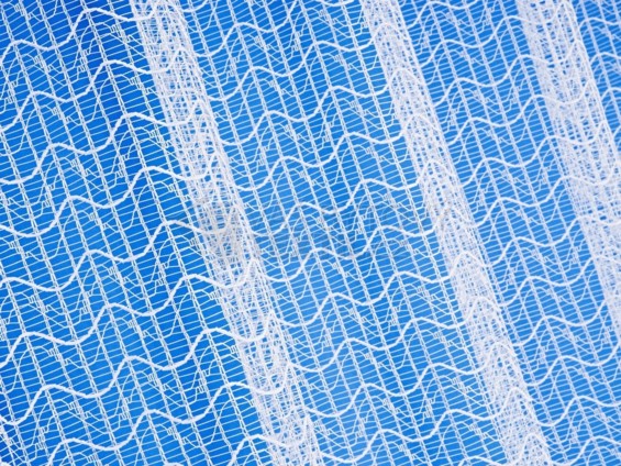 Žakárová záclona vzor 4712 vlnky - metráž