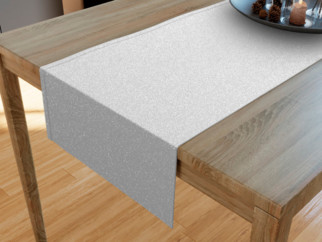 Exkluzivní dekorační běhoun na stůl - stříbrný se třpytkami