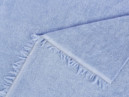 Froté modré oboustranné, metráž š. 150 cm