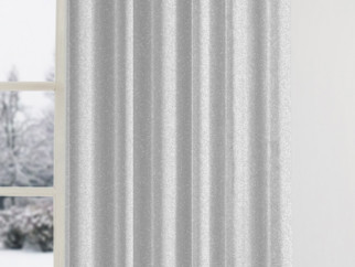 Exkluzivní dekorační závěs - stříbrný se třpytkami