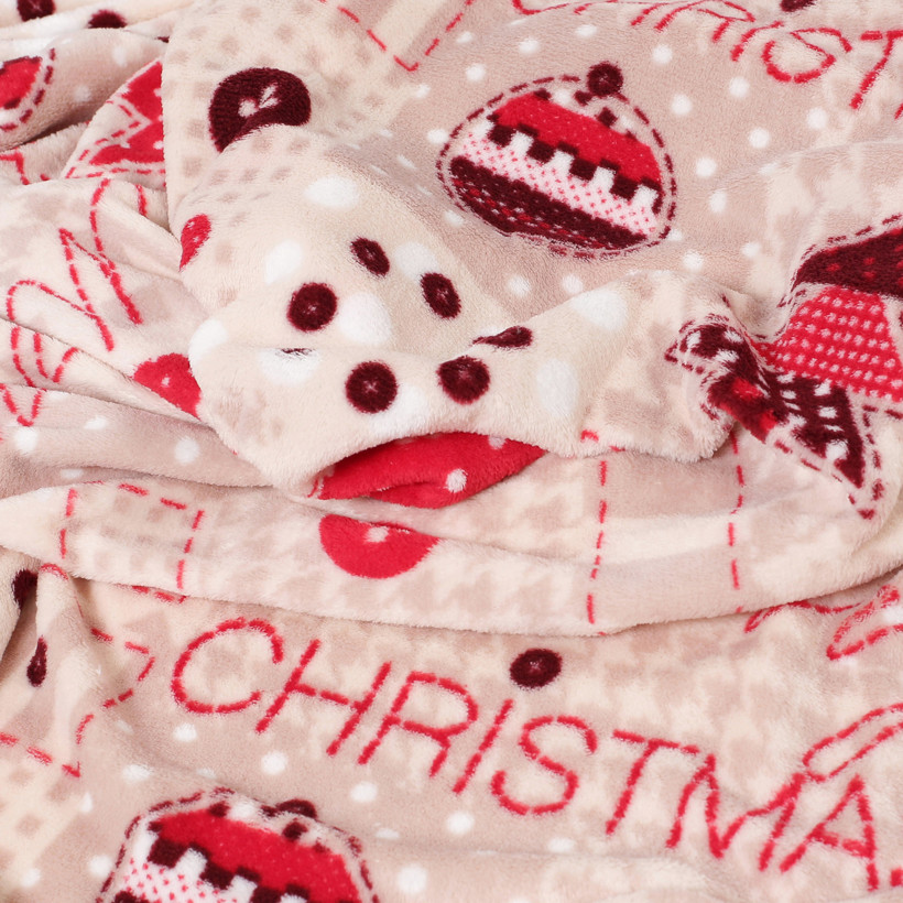 Vánoční deka z mikrovlákna - Merry Christmas