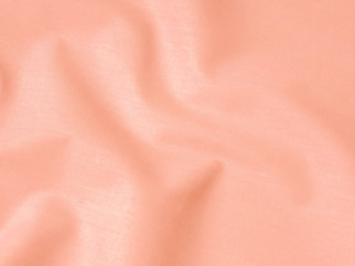 Bavlněná jednobarevná látka - plátno SUZY - lososová - šířka 145 cm